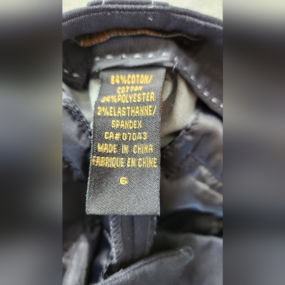 Dalia Collection Dark Navy Pants - Sz 6 - Picture 10 of 10